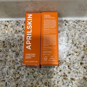 NWT Set of 2 Mini Size AprilSkin Carrotene Clarifying Serum